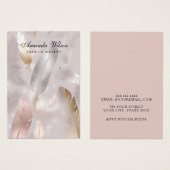 金ゴールドエレガントジュエリーイヤリング表示カード (正面&裏面)