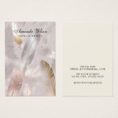 金ゴールドエレガントジュエリーイヤリング表示カード (正面&裏面)