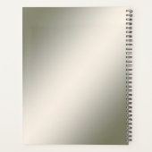 金ゴールドエレガントジュエルフラワーズプランナー プランナー手帳 (裏面)