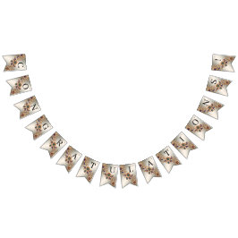 金ゴールドエレガントジュエル花束フラグ バンティングフラッグ