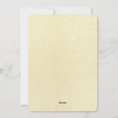 金ゴールドエレガントスクリプトメリークリスマスカスタム写真 シーズンカード (裏面)