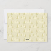 金ゴールドエレガントスクリプトメリークリスマスフォトカード シーズンカード (裏面)