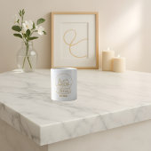 金ゴールドエレガントスノードームクリスマスマグ ジャンボコーヒーマグカップ