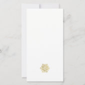 金ゴールドエレガントスノーフレーク・サークル写真追悼碑 サンキューカード (裏面)