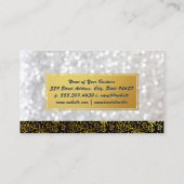 金ゴールドエレガントスペックと《写真》ぼけ味グラマー 名刺 (裏面)