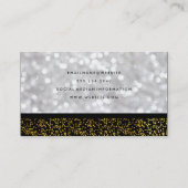 金ゴールドエレガントスペックと《写真》ぼけ味 名刺 (裏面)