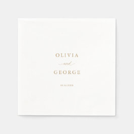 金ゴールドエレガントスモダンクリック スタンダードカクテルナプキン