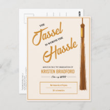 金ゴールドエレガントタッセルベージュ卒業発表