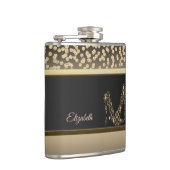 金ゴールドエレガントダイヤモンド、ハイヒール- パーソナライズされた フラスク (右)