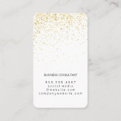 金ゴールドエレガントダスト 名刺 (裏面)