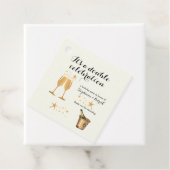 金ゴールドエレガントダブルお祝いジョイント誕生日 フェイバータグ (インサイチュ)