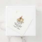 金ゴールドエレガントダブルお祝いジョイント誕生日 フェイバータグ (インサイチュ)