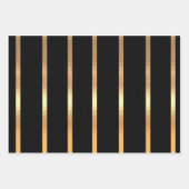 金ゴールドエレガントダマスクオンブルゴーニュ ラッピングペーパーシート (正面2)