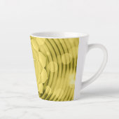 金ゴールドエレガントチャクラ禅ヨガスピリチュアル瞑想 カフェラテマグ (右)