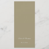 金ゴールドエレガントチョーズボホシッククラッシー結婚ズ メニュー (裏面)