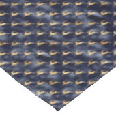 金ゴールドエレガントトナカイクリスマス テーブルクロス (アングル)