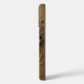 金ゴールドエレガントトンフライイラストレーション Case-Mate iPhoneケース (裏面 / 左)