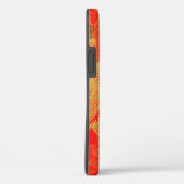 金ゴールドエレガントドラゴンモノグラムケースメイトiPhoneケース Case-Mate iPhoneケース (裏面 / 右)