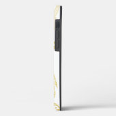 金ゴールドエレガントドラゴンモノグラムケースメイトiPhoneケース Case-Mate iPhoneケース (裏面 / 左)