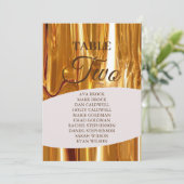 金ゴールドエレガントドリッピング表2 2座席表 招待状 (スタンド正面)