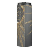 金ゴールドエレガントドードルサンムーンマンダラデザイン タンブラー (裏面)