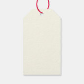 金ゴールドエレガントドーヴホーリーロザリオヴィンテージバラ ギフトタグ (裏面)