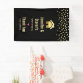 金ゴールドエレガントハウスシンボル引っ越し祝いパーティーオープンハウス 横断幕 (インサイチュ)