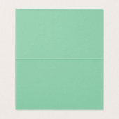 金ゴールドエレガントハワイアンハイビスカス結婚のテーブルカード 名刺 (内部フラット)