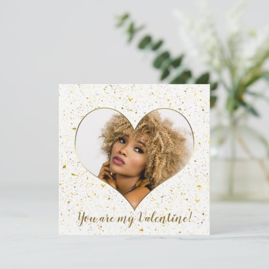 金ゴールドエレガントハートあなたが私のバレンタイン (スタンド正面)