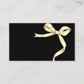 金ゴールドエレガントバウおむつラッフル エンクロージャーカード (裏面)