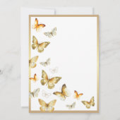 金ゴールドエレガントバタフライキンセアニラ 招待状 (裏面)