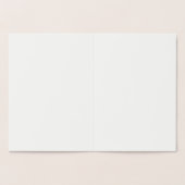 金ゴールドエレガントパイナップルオンホワイト 箔カード (内部)