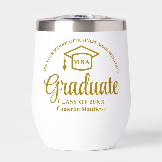 金ゴールドエレガントビジネススクール卒業MBA (正面)