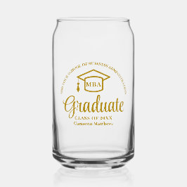 金ゴールドエレガントビジネススクール卒業MBA ガラス缶