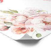 金ゴールドエレガントピンクフローラガールキンセアニェラフード ポスター (角)