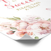 金ゴールドエレガントピンクフローラクインズ15は甘い ポスター (角)