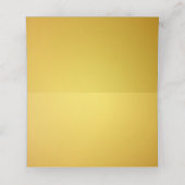 金ゴールドエレガントピンクレッドペイズリーインディアンヒンドゥー結婚ズ プレイスカード (内部開封)