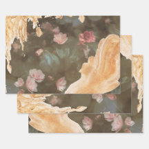 金ゴールドエレガントピンクローズ《写真》ぼけ味ライト切り離し