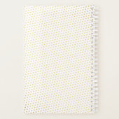 金ゴールドエレガントピーコックウェディングプランナーカレンダー プランナー手帳 (裏面)