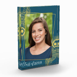 金ゴールドエレガントピーコック卒業クラス フォトブロック