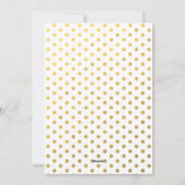 金ゴールドエレガントフローラジョイホリデーフォトカード シーズンカード (裏面)