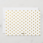 金ゴールドエレガントフローラジョイ・クリスマス シーズンカード (裏面)