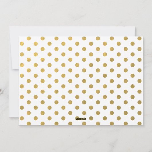 金ゴールドエレガントフローラジョイ・クリスマス シーズンカード (裏面)