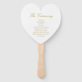 金ゴールドエレガントフローラダマスクスクリプ結婚ト白 ハンドファン (裏面)