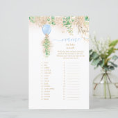 金ゴールドエレガントフローラ名ベビー動物ベビーシャワー (スタンド正面)