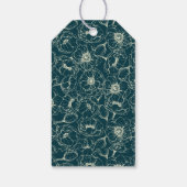 金ゴールドエレガントフローラ結婚ギフトラベル ギフトタグ (裏面)