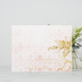 金ゴールドエレガントフローラ&ダマスクブックエフェメラ (スタンド正面)