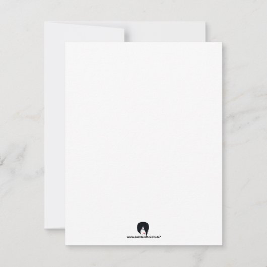 金ゴールドエレガントフローラ&プレイドホリデー招待状 招待状 (裏面)