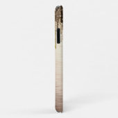 金ゴールドエレガントブラウンドリップスグリッターモノグラム Case-Mate iPhoneケース (裏面/右)