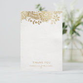 金ゴールドエレガントブラック結婚ヴィンテージレ感謝していースユー サンキューカード (スタンド正面)
